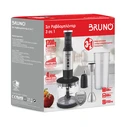 Bruno Ραβδομπλέντερ με Ανοξείδωτη Ράβδο 1700W Ασημί BRN-0250