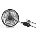 BRUNO Ανεμιστήρας Αυτοκινήτου BRN 0284 5 ιντσών 360 περιστροφή 2 ταχύτητες USB