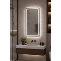Bruno καθρέφτης μπάνιου LED BRN-0285, οριζόντιος & κάθετος, 24W, 60x80cm, IP67