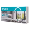 BRUNO Μπαταρία Πάγκου Κουζίνας Εύκαμπτη Αναμεικτική Λευκή BRN-0293