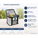 Bruno Ισοθερμική Τσάντα Χειρός 8 Λίτρων Μ28 x Π15 x Υ20εκ. BRN-0304