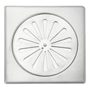 BRUNO Ανοξείδωτη Σχάρα Δαπέδου BRN-0309, SS201, 12x12εκ., Brushed