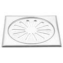 BRUNO Floor Drain Grate Stainless Steel 12x12 cm BRN-0311