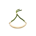 Γυναικείο Βραχιόλι Panarea Bs19Do2Ve (Ajustable) από Ασήμι Silver-Green