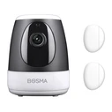 IP Κάμερα Bosma smart kit XC με λειτουργία hub, Pan 360°, 1080p, WiFi, PIR