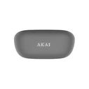 Bluetooth Handsfree Akai BTE-J20ANC Μαύρα V5.3 in-ear με βάση φόρτισης