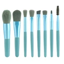 Σετ Πινέλων Μακιγιάζ BTHU-0015, μπλε, 8τμχ