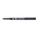 Στυλό Rollerball Pilot Hi-Tecpoint V5 0.5μμ Μαύρο