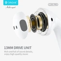 Celebrat C200 Pro Earbud Bluetooth Handsfree Ακουστικά με Θήκη Φόρτισης Λευκά