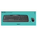 Σετ Πληκτρολόγιο Και Ποντίκι Ασύρματο Logitech MK330 RF QWERTY US International Black