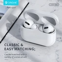Celebrat C300 Pro Earbud Bluetooth Handsfree Ακουστικά με Θήκη Φόρτισης Λευκά