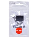 Αντάπτορας HDMI Savio (F) (F) straight, barrel CL-111 Black