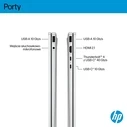 HP OmniBook X Flip 16 Υπολογιστής Φορητός 16 Οθόνη OLED 3K Αφής Intel Core Ultra 7 258V 32GB 1TB Arc 140V Windows 11 Glacier Silver