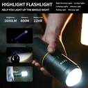 Bayu Φανάρι Μπαταρίας για Camping με Powerbank & Ανεμιστήρα 1600lm 15W Χάλκινο
