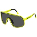CARRERA Unisex Sunglasses SPORT 02/S 4CW/IR (C-SPORT-02-S-4CW) - Yellow injected plastic frame, Grey lenses, 99/01/130 mm