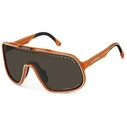 CARRERA Unisex Sunglasses C-SPORT-02-S A1W/IR (Orange frame, Grey lenses, 99/01/130 mm)