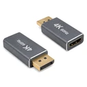 POWERTECH Μετατροπέας DisplayPort αρσενικό σε HDMI θηλυκό CAB-DP085, 4K@60Hz, γκρι