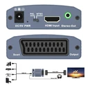 Αντάπτορας HDMI Video Converter CAB-H146 σε scart & 3.5mm, 4K