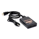HDMI Splitter Powertech Cab-H173, 1-In Σε 2-Out, 4K/30Hz, Hdr/Hdcp, Μαύρο