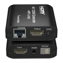 Powertech Hdmi Video Extender Cab-h195 Μέσω Καλωδίου Rj45 4k/30hz Loop Έως 120m Powertech