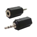 Αντάπτορας Powertech 2.5mm σε 3.5mm CAB-J014, μαύρος, 5τμχ