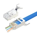 Βύσμα Δικτύου Powertech RJ45 Cat 6a CAB-N286, copper, open type, 1.2mm, 10τμχ