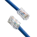 Βύσμα Δικτύου Powertech Rj45 Cab-N446, Cat 6/6A Utp, Διάφανο, 50Τμχ