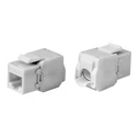 POWERTECH Keystone Module RJ45 Θηλυκό CAB-N449 Cat6A UTP 180 Λευκό
