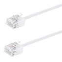 Powertech U/UTP Cat.6a Καλώδιο Δικτύου Ethernet 0.25m Λευκό (CAB-N468)