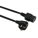 Καλώδιο Τροφοδοσίας Powertech CAB-P024, C19 IEC, 16A, 250V, 1.8m, μαύρο