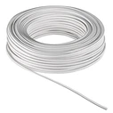 Καλώδιο Ηχείων Powertech 2x 0.75mm² CAB-SP027, Copper, 10m, λευκό