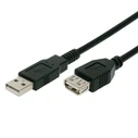 Καλώδιο USB Powertech προέκτασης CAB-U012, 480Mbps, 3m, μαύρο