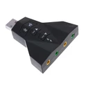 Κάρτα Ήχου USB Powertech 7.1CH, με έξοδο μικρόφωνου και ακουστικού