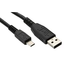 Καλώδιο USB Powertech σε Micro USB CAB-U129, 8mm tip, 1.5m, μαύρο