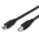 POWERTECH USB-C to USB Type B Cable 5m, 480Mbps, Black (CAB-U169)