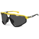 CARRERA DUCATI Men's Sunglasses CARDUC055S4CW (76/11/120 mm) — Grey lenses, Yellow frame