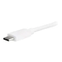 Docking Station StarTech USB-C to USB 3.0 / DVI / Gigabit Ethernet - USB-C Hub - External Video Adapter - White