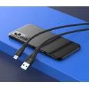Καλώδιο Usb-C Celebrat Σε Usb Cb-18t 15w 3a 480mbps 1m Μαύρο