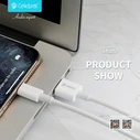 Καλώδιο Lightning Celebrat Σε Usb Cb-24l 12w 1.2m Λευκό