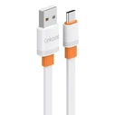Καλώδιο USB-C Celebrat σε USB CB-33C, flat, 15W, 1m, λευκό