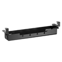 BRATECK Cable Management Γραφείου CC11-22-2, Μεταλλικό, 894x167x196 mm, Μαύρο