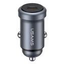USAMS Car Charger CC321 USB C 30W Grey