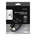 Καλώδιο HDMI Cablexpert HIGH SPEED With Ethernet 0.5m