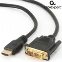 Καλώδιo HDMI Cablexpert to DVI M-M GOLD PLATED Connectors 4.5m BULK