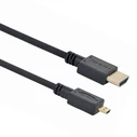 Καλώδιο HDMI Cablexpert Male to Micro D-MALE Black With Gold-Plated 4.5M