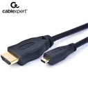 Καλώδιο HDMI Cablexpert Male to Micro D-MALE Black With Gold-Plated 3M