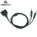 Καλώδιo 3,5mm Cablexpert Microphone and Headphone Extension 1m