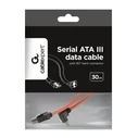Καλώδιo Cablexpert SERIAL ATA III 30CM Data With 90 DEGREE BENT METAL CLIPS BULK