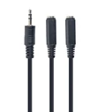 Αντάπτορας 3,5mm Cablexpert Audio Splitter Cable 10CM Black