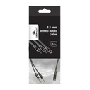 Αντάπτορας 3,5mm Cablexpert 4-PIN to 2x3.5MM STREO PLUG Black METAL Connectors